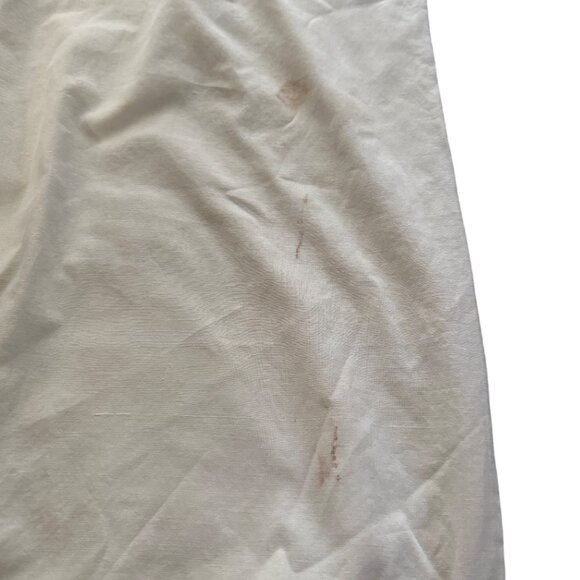 Handmade Vintage Pillowcase Set With Embroidered Kittens & Blue Flower Pattern - Picture 7 of 10